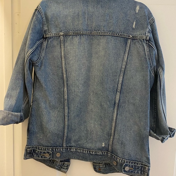 Lucky Brand Boyfriend Trucker Jean Jacket - Picture 8 of 15